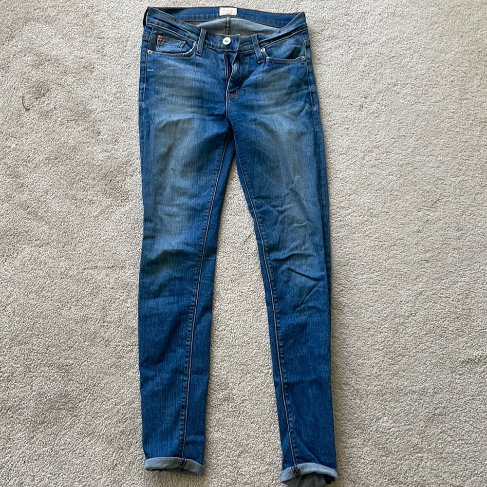 Hudson Light Wash Skinny Jeans in Size 26